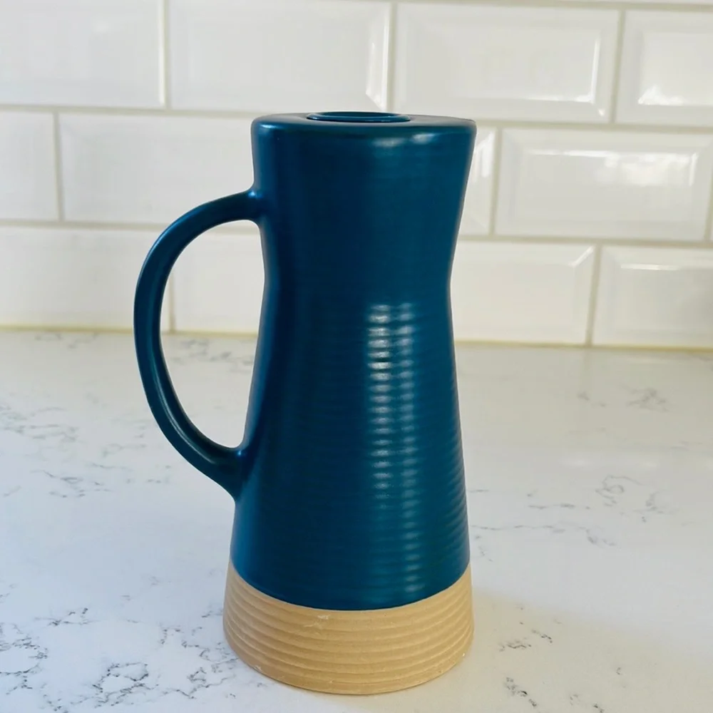 Crate&Barrel Sibely Ceramic Taper Candle Holders